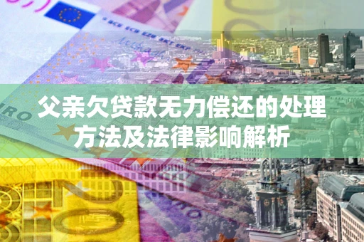 北京父亲欠贷款无力偿还的处理方法及法律影响解析